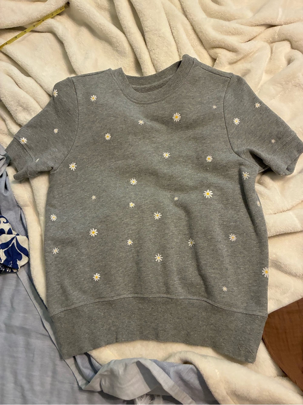 ban.do Gray Sweatshirt with Pink Label
